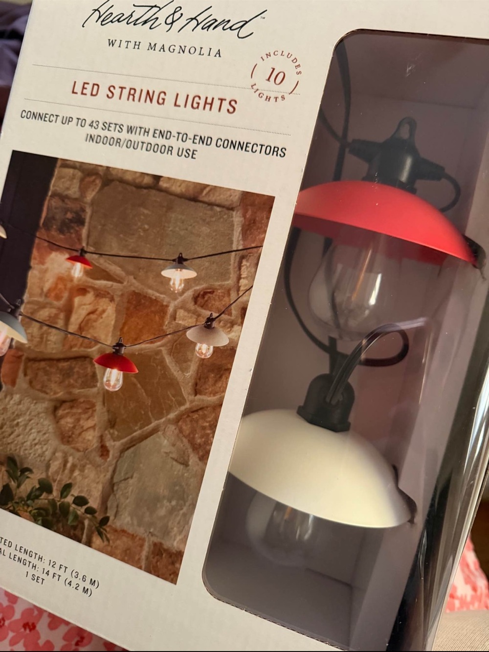 Red and White LED String Lights - Picture 5 of 5